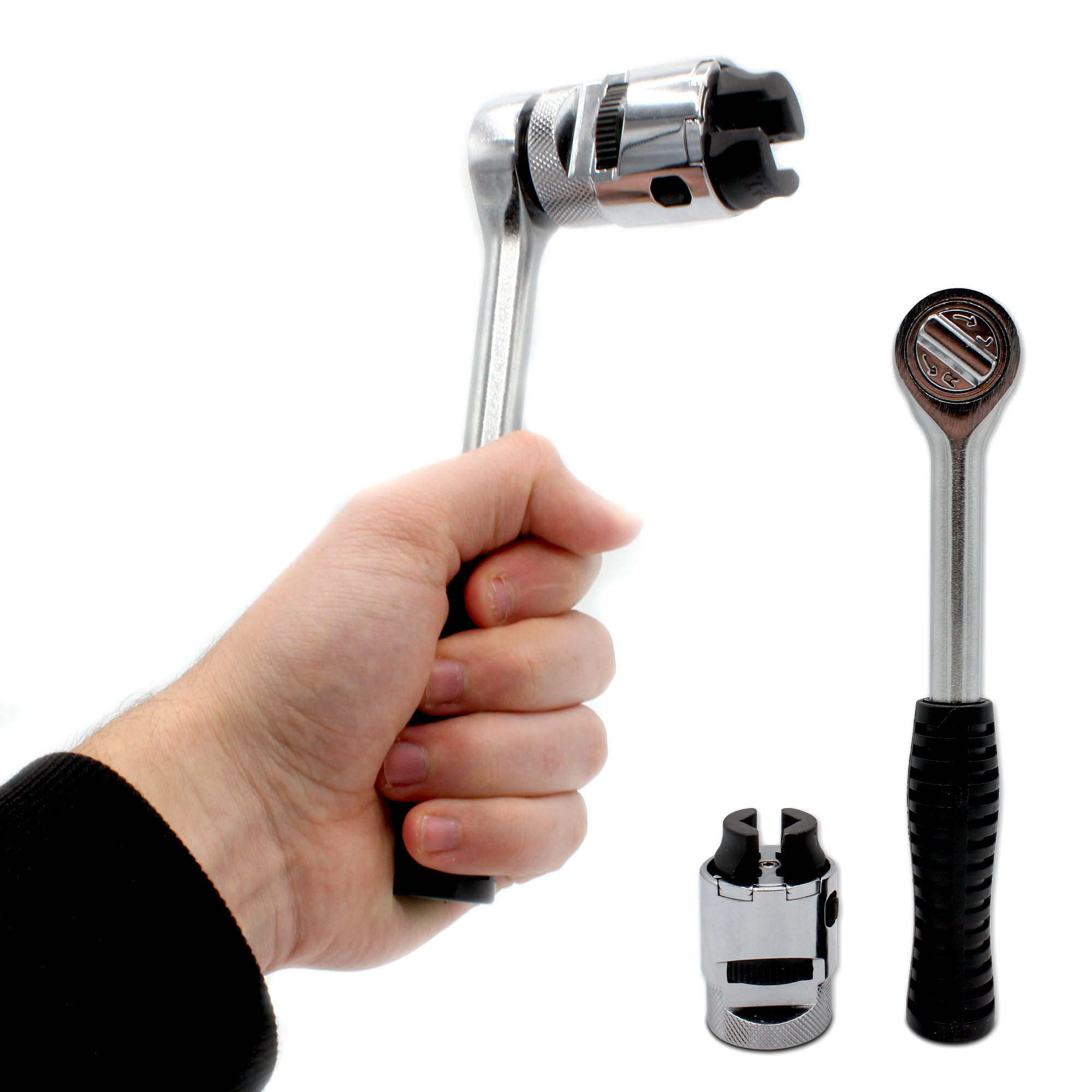 Adaptateur & clé à cliquets