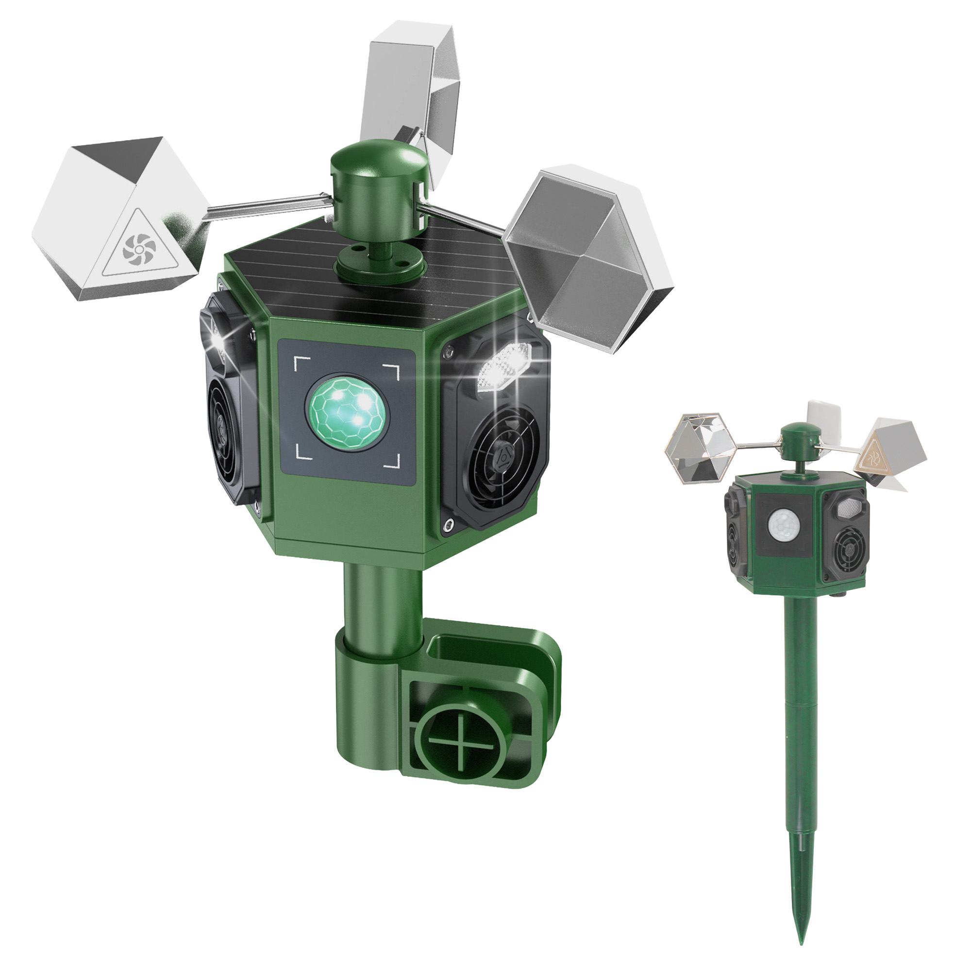 Chasse nuisibles solaire 4 en 1